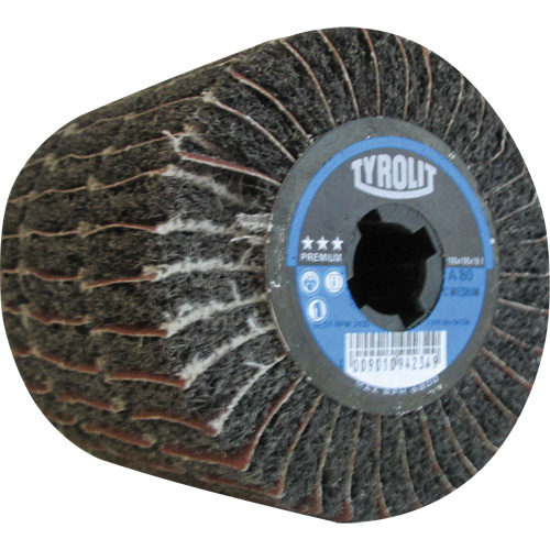 Pro-Line Surface Conditioning Drum, 4" Dia. x 4" W, 3/4" Arbor, 80 Grit, Aluminum Oxide Ottawa Fastener Supply