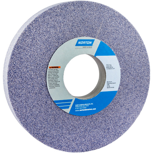 Meule cylindrique Norton 32A, 10" x 1", Arbre de 3", 1, Oxyde d'aluminium Ottawa Fastener Supply