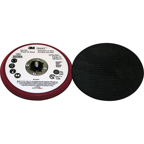 Tampon d'appoint &agrave; profil bas pour disque Hookit Ottawa Fastener Supply