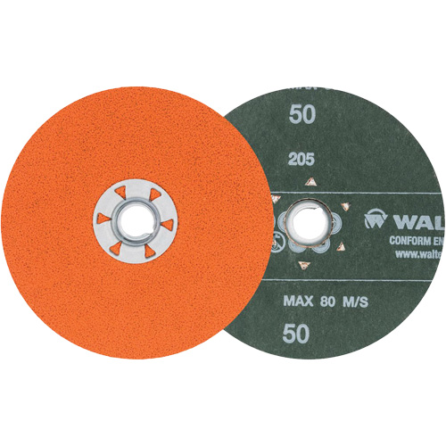 Disque de sablage Coolcut XX, 5" dia., Grain 50, C&eacute;ramique Ottawa Fastener Supply