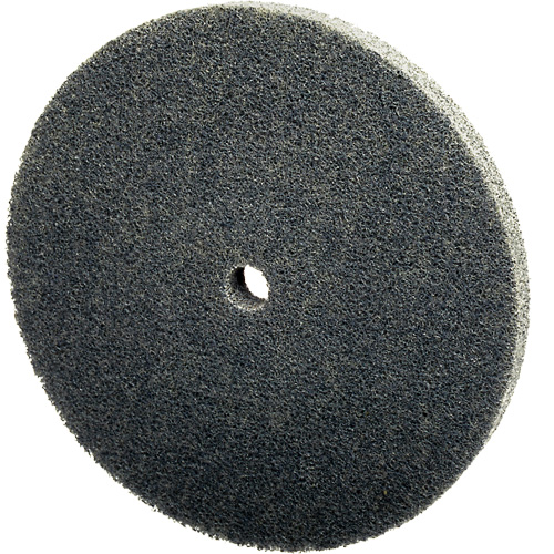 Scotch-Brite EXL Unitized Wheel, 3" x 1/4", 1/4" Arbor, Fine Grit, Silicon Carbide Ottawa Fastener Supply