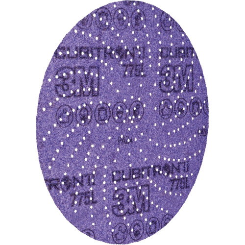 Disque abrasif 775L Cubitron II Hookit, dia 5", Grain 80+, C&eacute;ramique, Poids F Ottawa Fastener Supply
