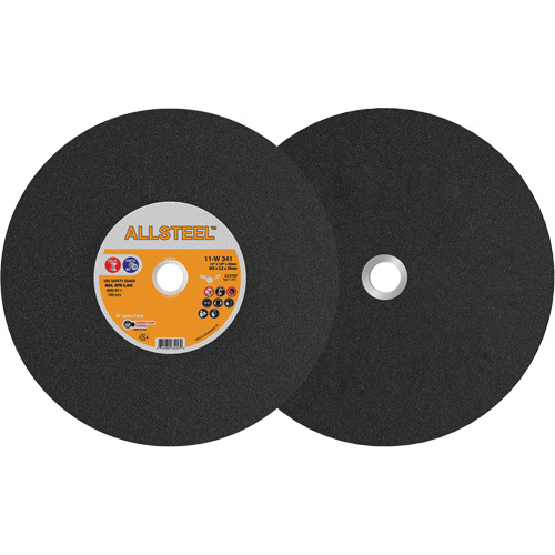 AllSteel Chopsaw Wheel, 14" x 1/8", 25/32" Arbor, Type 1, Aluminum Oxide, 5400 RPM Ottawa Fastener Supply