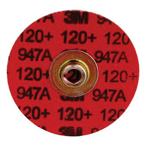 Disque &agrave; bordure durable Cubitron II Roloc, 3" dia., Grain 120+, C&eacute;ramique Ottawa Fastener Supply