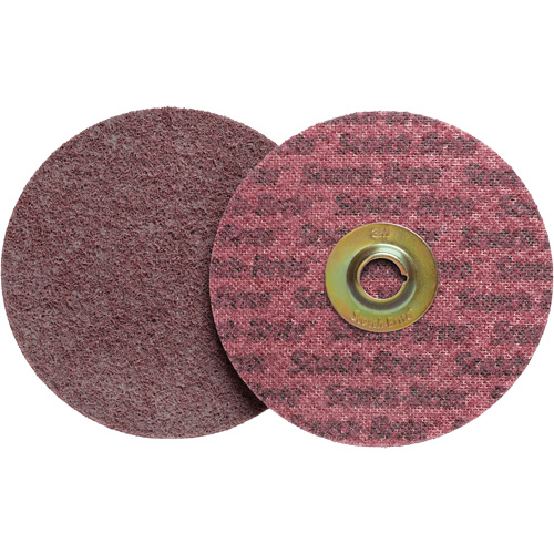 Scotch-Brite Roloc Surface Conditioning Disc, 2" Dia., Medium Grit, Aluminum Oxide Ottawa Fastener Supply