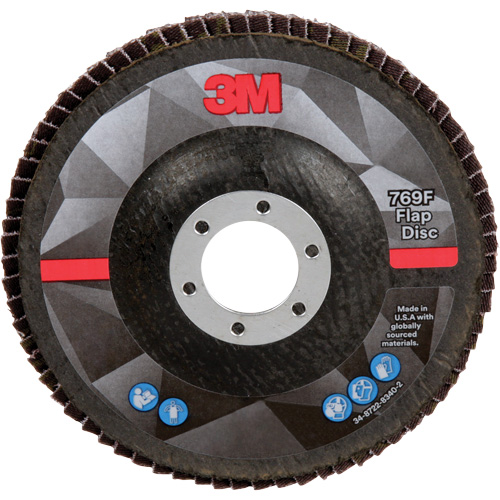 769F Quick Change Flap Disc, 5" x 7/8", Type 27, 40+ Grit, Ceramic Ottawa Fastener Supply