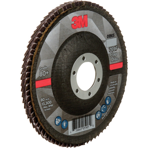 769F Quick Change Flap Disc, 4-1/2" x 7/8", Type 27, 80+ Grit, Ceramic Ottawa Fastener Supply