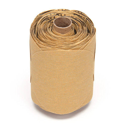 Stikit Gold Paper Disc Roll, 5" Dia., P220 Grit, Aluminum Oxide Ottawa Fastener Supply