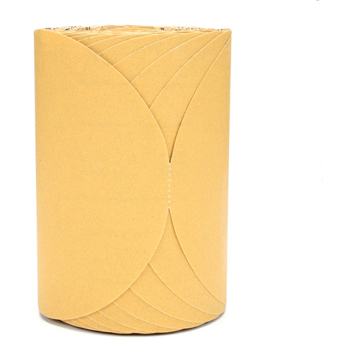 Stikit Gold Paper 216U Disc Roll, Aluminum Oxide, 6" W x 87' L, P180 Grit Ottawa Fastener Supply