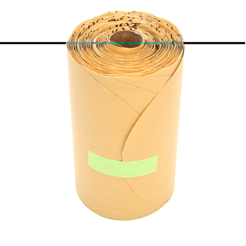 Stikit Gold Paper 216U Disc Roll, Aluminum Oxide, 6" W x 87' L, P400 Grit Ottawa Fastener Supply