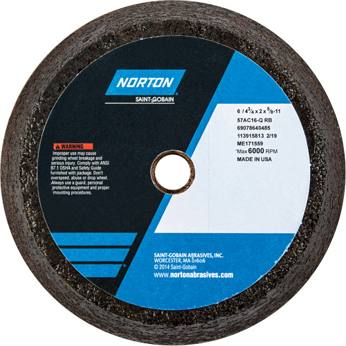 Gemini&reg; Non-Reinforced Portable Snagging Wheel Ottawa Fastener Supply