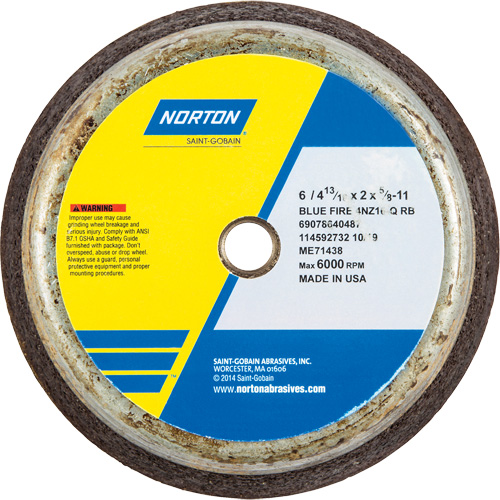 BlueFire&reg; Non-Reinforced Portable Snagging Wheel Ottawa Fastener Supply