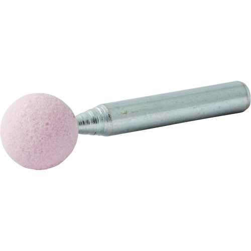 Meule mont&eacute;e vitrifi&eacute;e, B121, Oxyde d'aluminium, 1/2" dia., 1/2" lo, 80 Grain Ottawa Fastener Supply