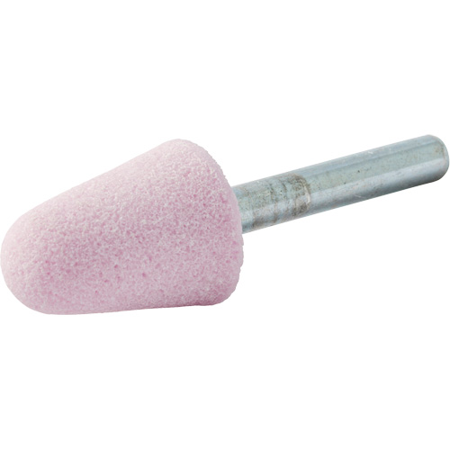 Meule mont&eacute;e vitrifi&eacute;e, A5, Oxyde d'aluminium, 3/4" dia., 1-1/8" lo, 80 Grain Ottawa Fastener Supply