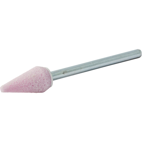 Meule mont&eacute;e vitrifi&eacute;e, B53, Oxyde d'aluminium, 5/16" dia., 5/8" lo, 80 Grain Ottawa Fastener Supply