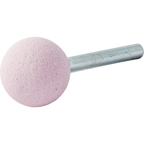 Meule mont&eacute;e vitrifi&eacute;e, A25, Oxyde d'aluminium, 1" dia., 1" lo, 80 Grain Ottawa Fastener Supply