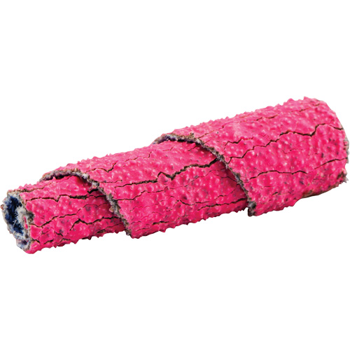 R928 Tapered Spiral Roll, 60 Grit, 3/8" Dia., Ceramic Alumina, 1-1/2" L, 1/8" Arbor Ottawa Fastener Supply