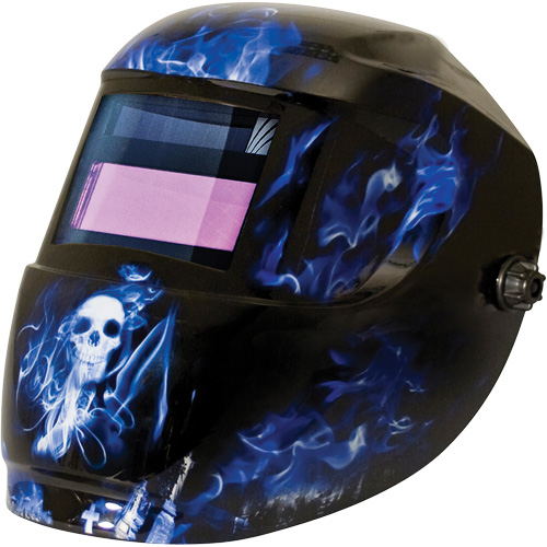 Carrera ArcOne&reg; Hood, 2" L x 3" W View Area, 9 - 13 Shade Range, Blue Ottawa Fastener Supply