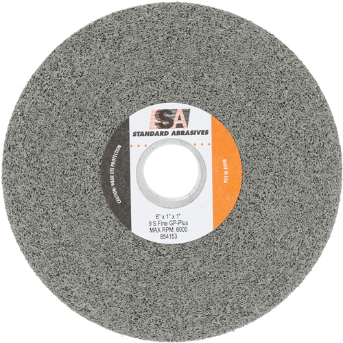Standard Abrasives General Purpose Plus Wheel, 6" x 1", 1" Arbor, Silicon Carbide Ottawa Fastener Supply