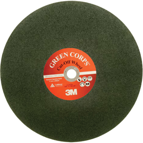 Meule &agrave; d&eacute;couper Green Corps, 16" x C&eacute;ramique, 20 000 Tr/min Ottawa Fastener Supply