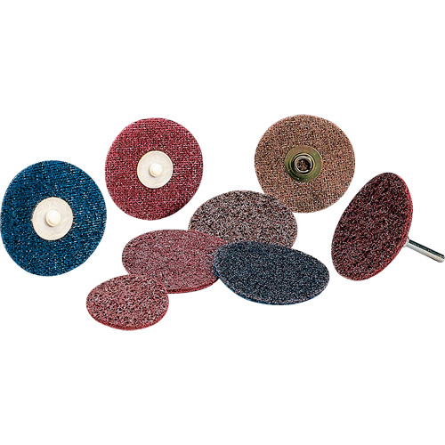 Disque RC de traitement de surface TS &agrave; changement rapide Standard Abrasives 840135, 1" dia., Grain Moyen, Oxyde d'aluminium Ottawa Fastener Supply
