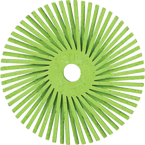 Scotch-Brite Type A Precision Radial Bristle Brush PN-RB, Ceramic, 50+ Grit, 3" Dia. Ottawa Fastener Supply