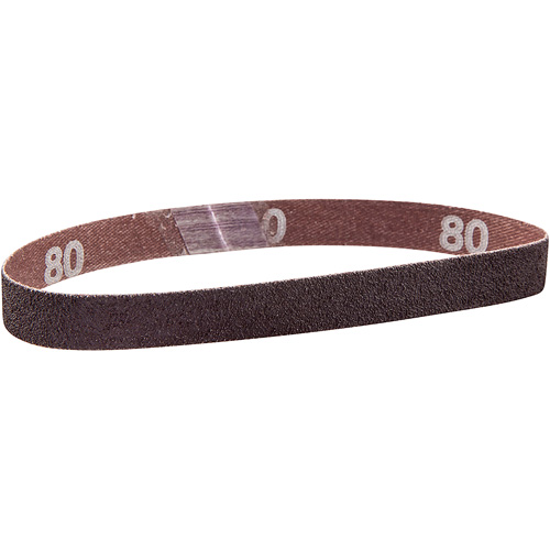 Metalite&reg; Cloth File Sanding Belt, 1/2" W x 12" L, Aluminum Oxide, 100 Grit Ottawa Fastener Supply