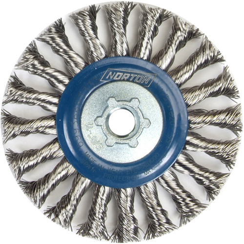 Roue compl&egrave;te de c&acirc;ble de torsion, Dia. 4", Fils 0,02", Arbre 5/8"-11, Acier inoxydable Ottawa Fastener Supply