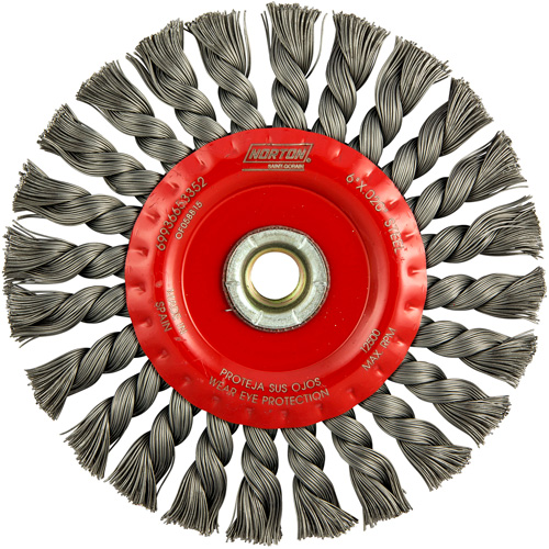 Roue compl&egrave;te de c&acirc;ble de torsion, Dia. 6", Fils 0,023", Arbre 5/8"-11, Acier Ottawa Fastener Supply