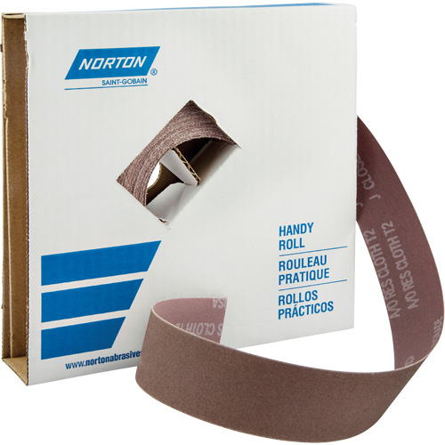 Metalite&reg; K225 Shop Rolls, Aluminum Oxide, 1-1/2" W x 150' L, 40 Grit Ottawa Fastener Supply