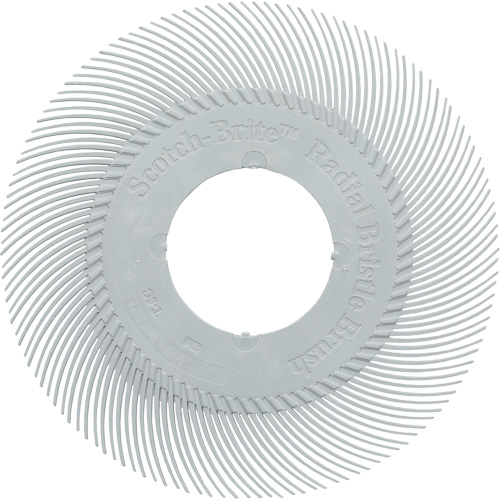 Scotch-Brite Type C Precision Radial Bristle Brush PN-RB without Adapter, Ceramic, 120+ Grit, 7-5/8" Dia. Ottawa Fastener Supply
