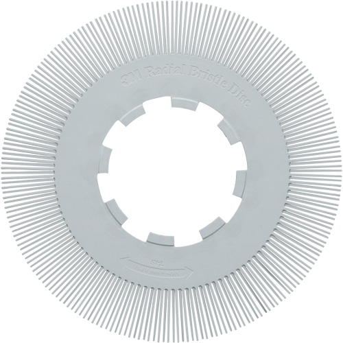 Scotch-Brite Type S Precision Radial Bristle Brush PN-RB without Adapter, Ceramic, 120+ Grit, 8" Dia. Ottawa Fastener Supply