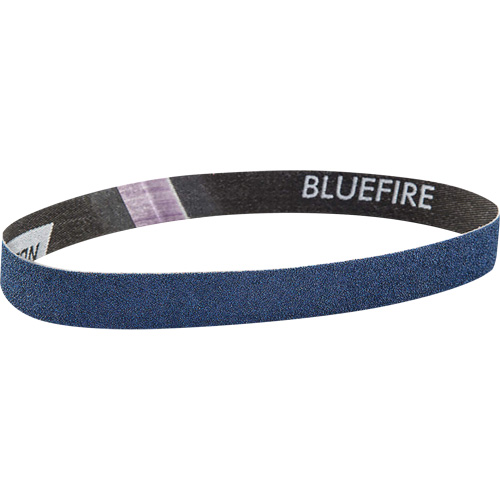 BlueFire Cloth File Belt, 3/4" W x 18" L, Zirconia Alumina, 120 Grit Ottawa Fastener Supply