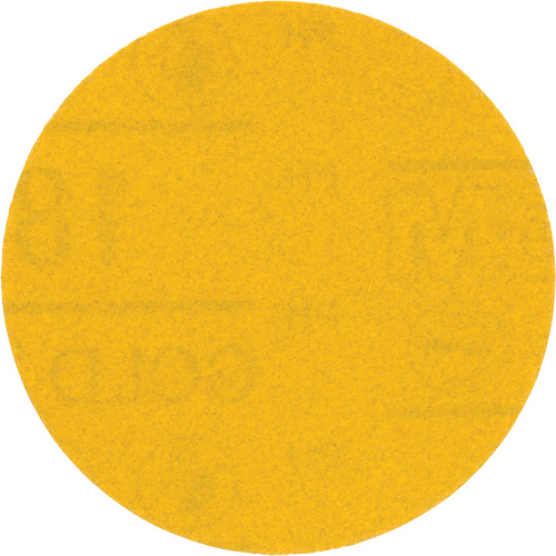 Disque abrasif dor&eacute; Hookit, 09213, dia 3", Grain 180, Oxyde d'aluminium, Poids C Ottawa Fastener Supply