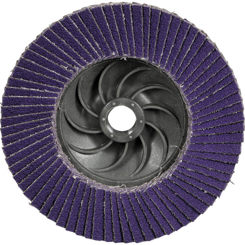 Cubitron 3 Conical  Flap Disc with Quick Change 1169F, 4-1/2" x 5/8"-11, Type T29, 80+ Grit, Ceramic Ottawa Fastener Supply
