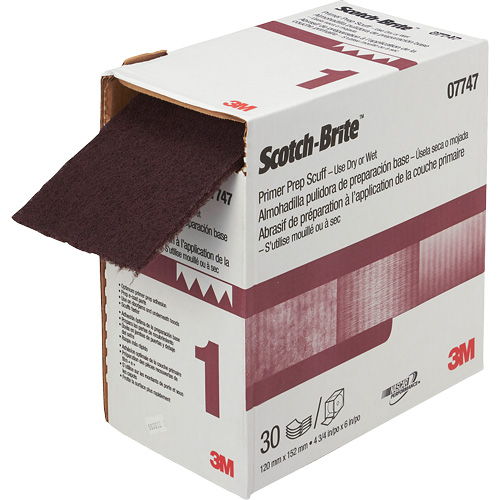 Pr&eacute;paration de la couche d'appr&ecirc;t VFN Scotch-Brite, 4-3/4" x 180", Oxyde d'aluminium Ottawa Fastener Supply