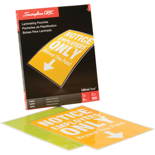 Pochette lamin&eacute;e de format lettre Ottawa Fastener Supply