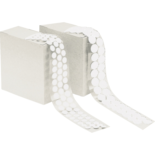 Attache en rondelle, Boucle, 3/4" dia., Adh&eacute;sif, Blanc Ottawa Fastener Supply