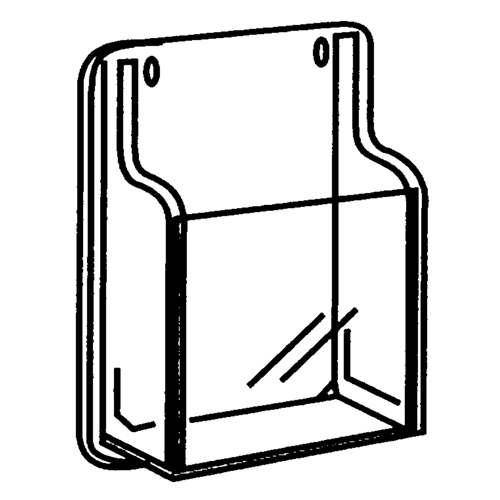 Pr&eacute;sentoirs, Mural, 9 fentes, Plastique, 30" la x 2" p x 36-7/8" h Ottawa Fastener Supply