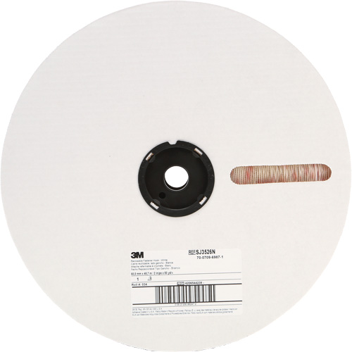 Attache, Boucle, 50 vg x 2", Adh&eacute;sif, Blanc Ottawa Fastener Supply