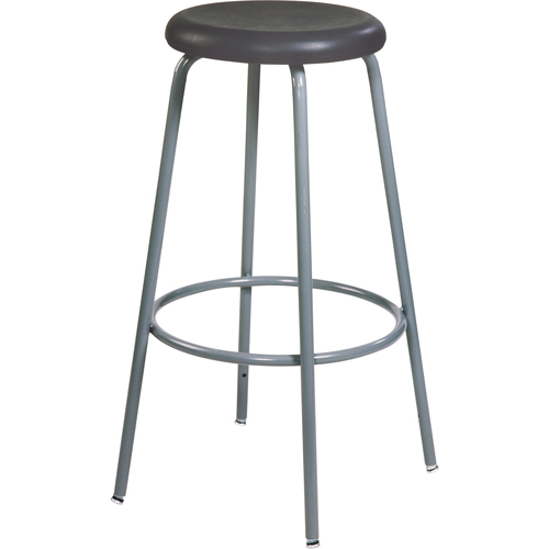 500 Series Stool, Stationary, Adjustable, 27" - 35", Polyurethane Seat, Black Ottawa Fastener Supply