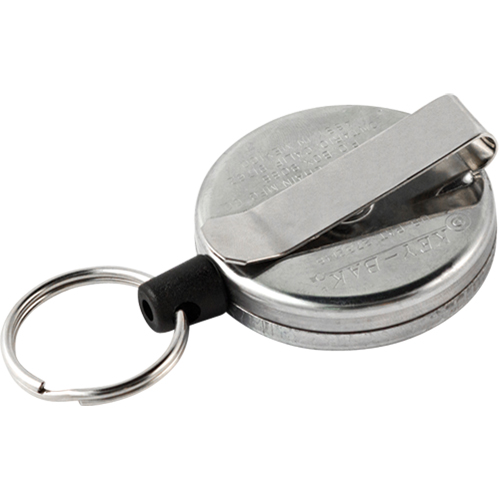 Original Self Retracting Reels #485-HDK, Chrome, 48" Cable, Belt Clip Attachment Ottawa Fastener Supply