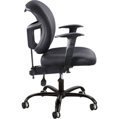Alday Intensive Use 24/7 Task Chairs, Nylon, Black, 500 lbs. Capacity Ottawa Fastener Supply