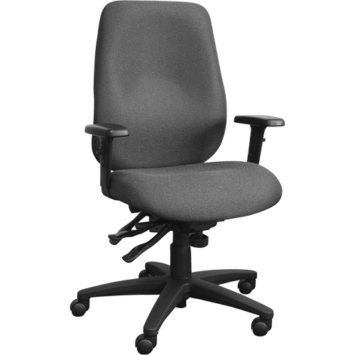 Cierra Ergonomic Chairs, Fabric, Grey, 250 lbs. Capacity Ottawa Fastener Supply