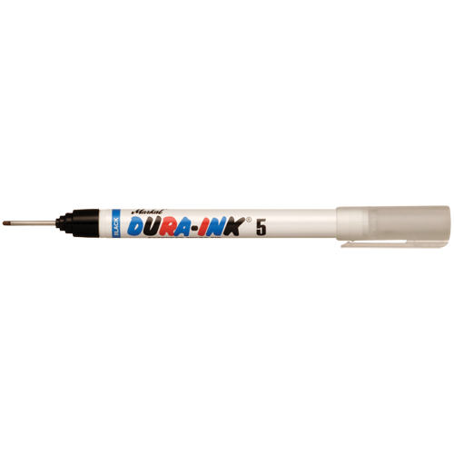 Dura-Ink&reg; #5 Permanent Marker, Micro Tip, Black Ottawa Fastener Supply