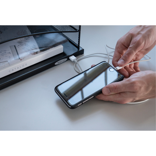 Onyx USB Powered Desk Organizer Ottawa Fastener Supply