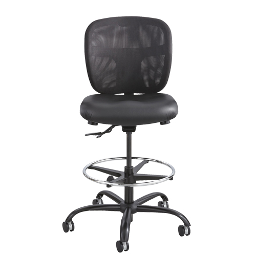 Tabouret robuste Vue, Vinyle, Noir, Capacit&eacute; 350 lb Ottawa Fastener Supply