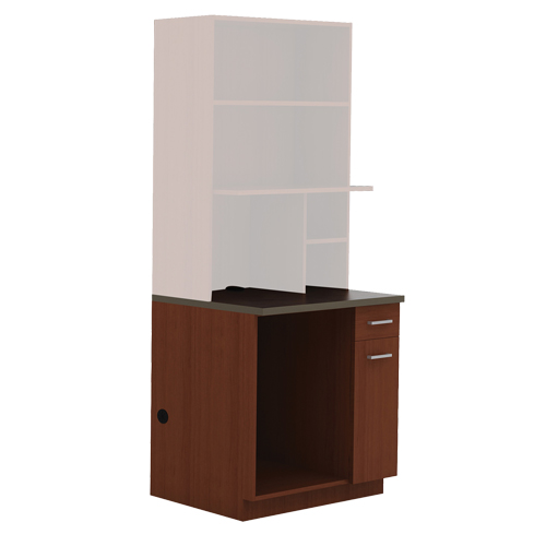 Armoire modulaire, M&eacute;lamine, 39" h x 36" la x 25" P, Acajou Ottawa Fastener Supply