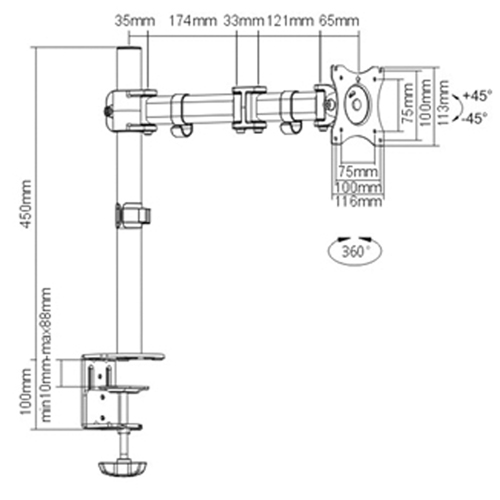 ActivErgo  Monitor Arm Ottawa Fastener Supply