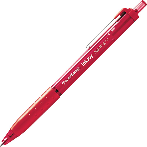 Inkjoy 300RT Pen, Red, 1 mm, Retractable Ottawa Fastener Supply